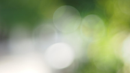 Green bokeh abtract light background