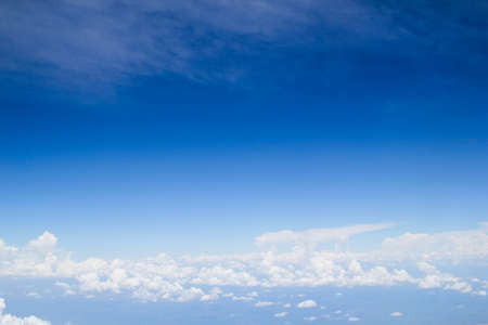 Beautiful blue sky backgroundの写真素材