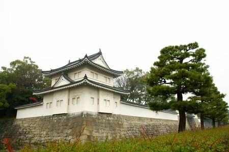 The Japaness castle, Nijo Castle, in Kyoto cityのeditorial素材