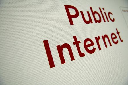 Internet point - public internet service or access
の写真素材
