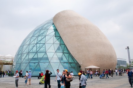 SHANGHAI - MAY 24: Isreal Pavilion. May 24, 2010 in Shanghai China. のeditorial素材