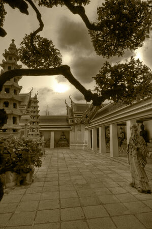 Buddhist templeの写真素材