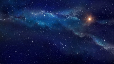 Deep space. Very high definition star field backgroundの写真素材