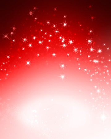 Shiny sparkling red background with star lightsの写真素材