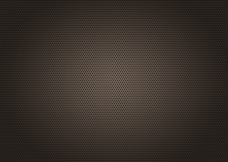 Metallic grid texture. Black background perforated by small holesの写真素材