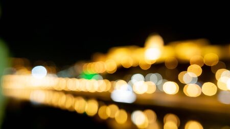Out of Focus City Lightsの写真素材