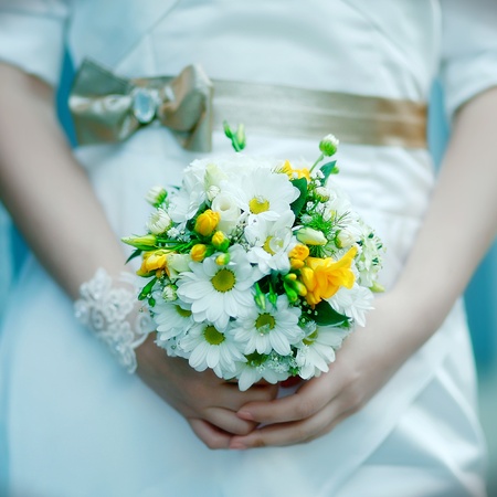 bouquet of wedding flowersの写真素材