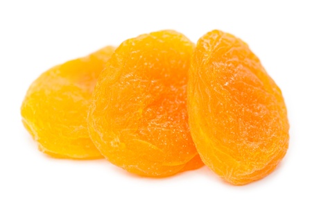 dried apricots  macroの写真素材