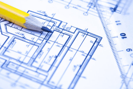 engineering and architecture drawings