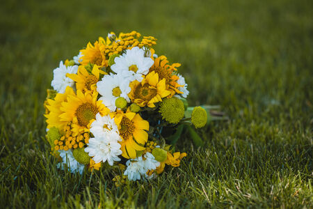 Colorful Bridal Bouquetの写真素材