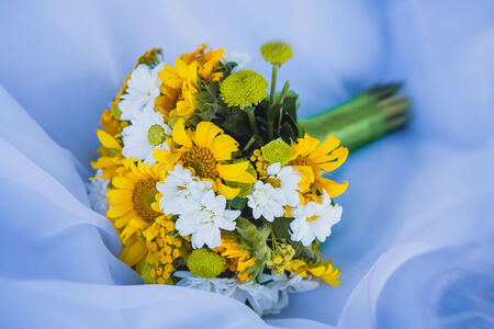 Colorful Bridal Bouquetの写真素材