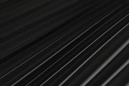 background of black 3d abstract waves. renderの写真素材