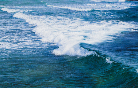Waves in the seaの写真素材