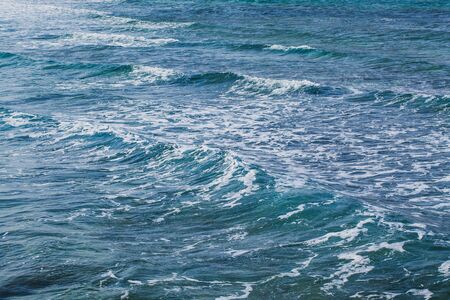 Waves in the seaの写真素材
