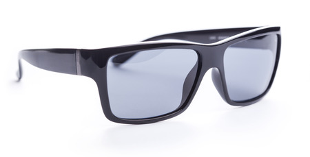 black Sunglasses. Isolated on the white backgroundの写真素材