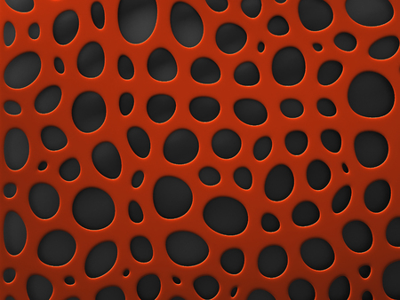3D structural mesh organic backgroundの写真素材