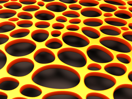 3D structural mesh organic backgroundの写真素材
