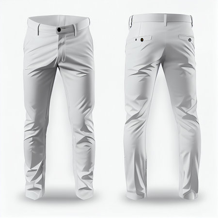 3D model of white trousersの素材