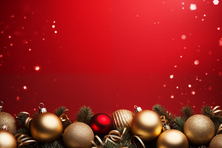 New Years decorations from balls, Christmas holiday decorの素材