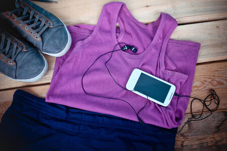 set for sports activitiesの写真素材