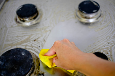 Hand cleaning stove.の写真素材