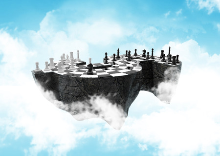 high, sky-high financial strategic war. path includedの写真素材