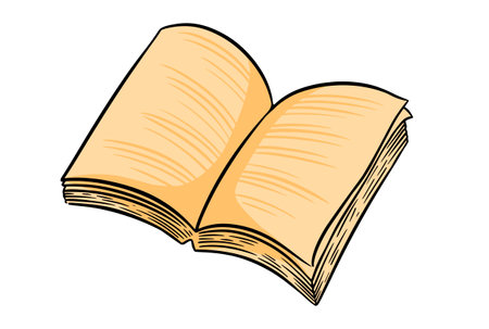 Open book bookstore magazine creative student iconのイラスト素材