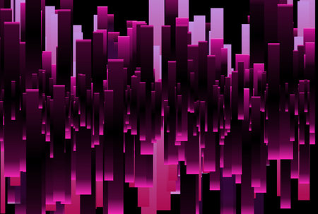 Frequency bars texture musical audio gradient rays style line art backgroundの写真素材