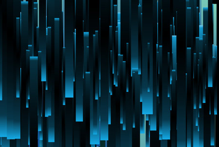 Frequency bars texture musical audio gradient rays style line art backgroundの写真素材