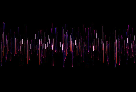 Frequency bars texture musical audio gradient rays style line art background