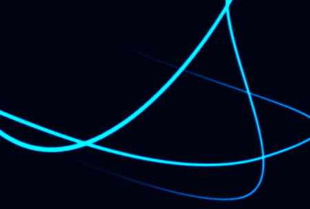 Waved lines texture wavy background futuristic network art striped flow artworkの写真素材