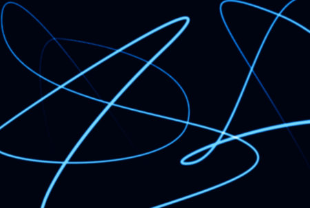 Waved lines texture wavy background futuristic network art striped flow artworkの写真素材