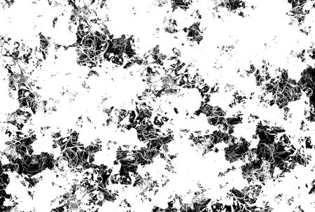 Monochrome abstract background cracked chalk texture smudge patternの写真素材