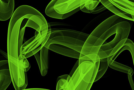 Green neon abstract background spiritual banner texture artworkの写真素材