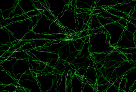 Digital cybernetic network abstract technology background wallpaperの写真素材