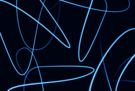 Waved lines texture wavy background futuristic network art striped flow artworkの写真素材