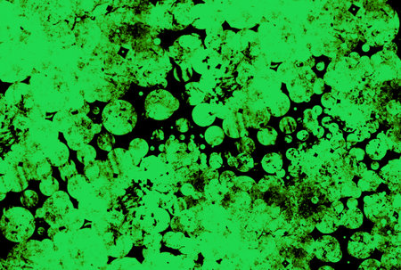 Green halftone texture graffiti background dotted effect pattern artの写真素材