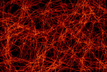 Digital cybernetic network abstract technology background wallpaperの写真素材