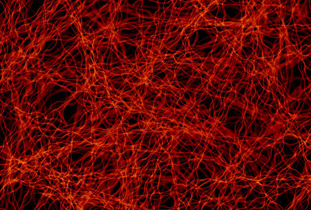 Digital cybernetic network abstract technology background wallpaperの写真素材