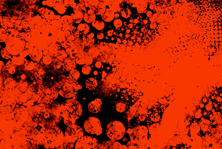 Red halftone texture graffiti background dotted effect pattern artの写真素材