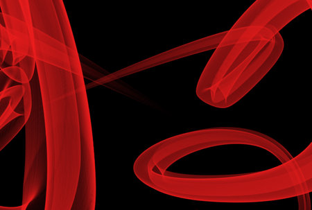 Red blood pattern grunge texture neon background artworkの写真素材