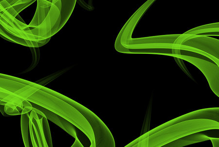 Green neon abstract background spiritual banner texture artworkの写真素材