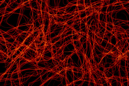 Digital cybernetic network abstract technology background wallpaperの写真素材