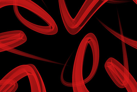 Red blood pattern grunge texture neon background artworkの写真素材