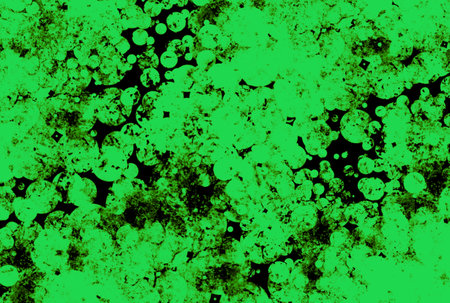 Green halftone texture graffiti background dotted effect pattern artの写真素材