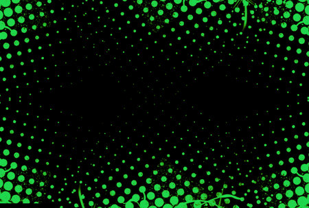 Green halftone texture graffiti background dotted effect pattern artの写真素材