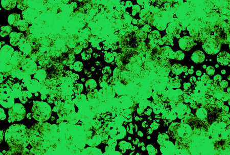 Green halftone texture graffiti background dotted effect pattern artの写真素材