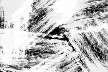 Painting texture scratched black and white background splatter paint artの写真素材