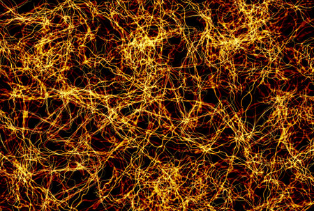 Digital cybernetic network abstract technology background wallpaperの写真素材