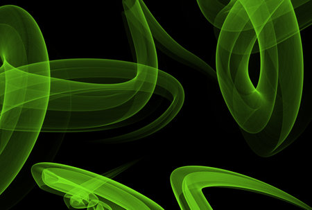 Green neon abstract background spiritual banner texture artworkの写真素材